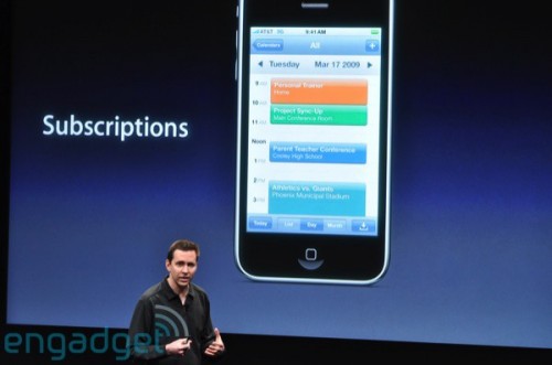在 3.0 中，Calender 支援 CalDAV 及 .ics 日程表格式的訂閱功能。