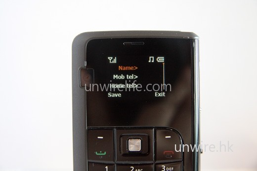 選擇「New」便可加入新聯絡人,項目與一般在 Windows Mobile 介面內輸入的相同。 選擇「New」便可加入新聯絡人,項目與一般在 Windows Mobile 介面內輸入的相同。