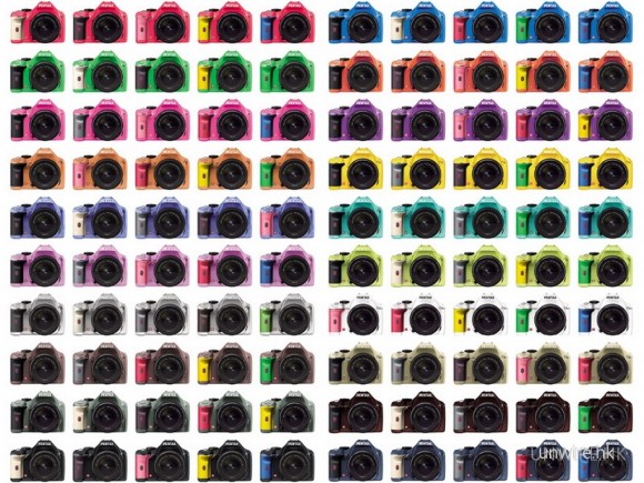 015_resize 20種機身顏色跟5種手柄顏色,可組合上100種配搭機的可能,但只在日本,香港用家無福消受。