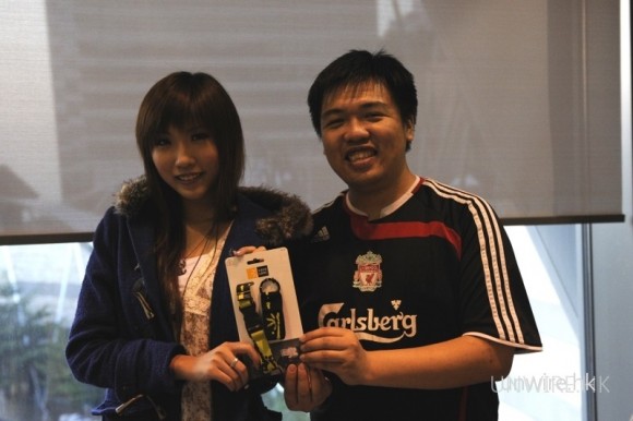 當日 Case Logic 提供了大抽獎,二獎便是這份 USB 手指了。 當日 Case Logic 提供了大抽獎,二獎便是這份 USB 手指了。