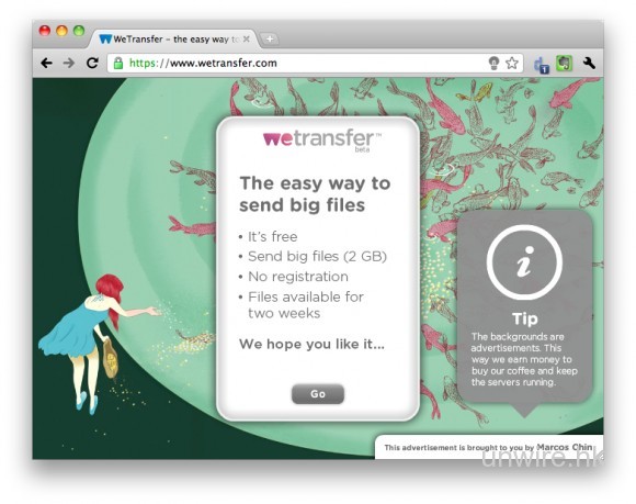 WeTransfer - the easy way to send big files