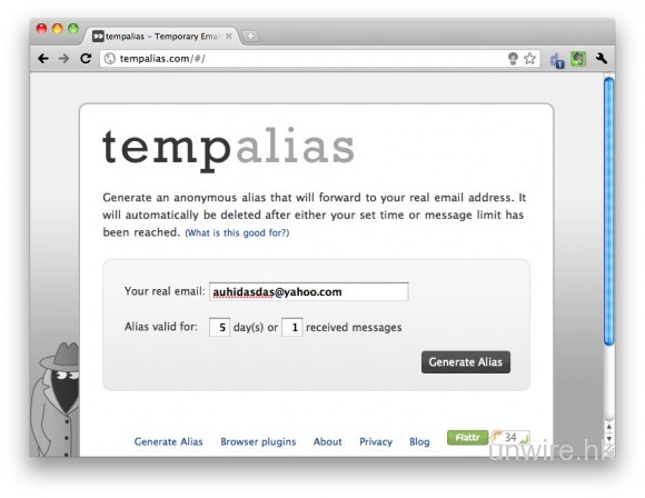 tempalias - Temporary Email Aliases