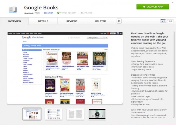 Google Books app