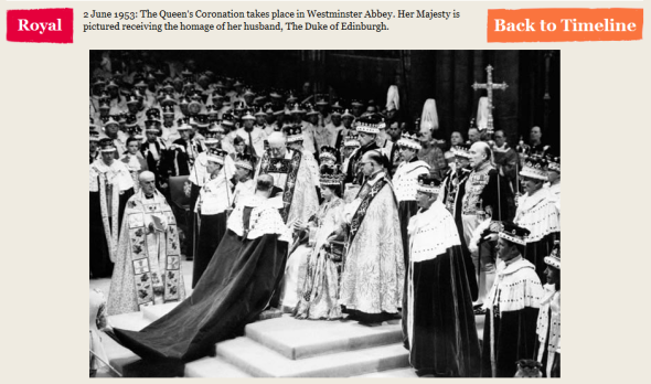 Timeline 3 The Queen's Diamond Jubilee