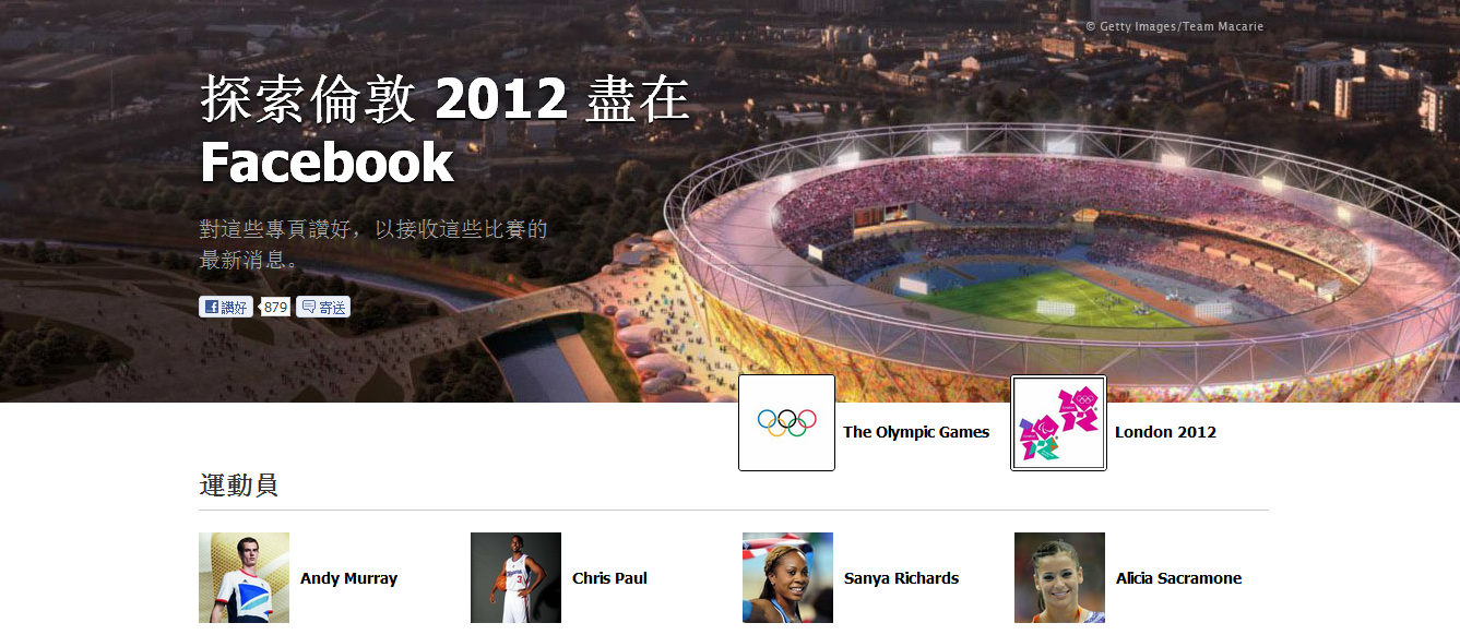 2012 london Facebook
