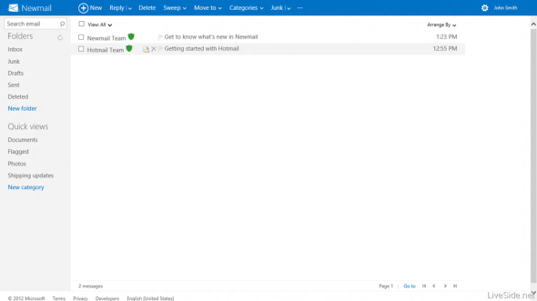 Newmail-Instant-Actions