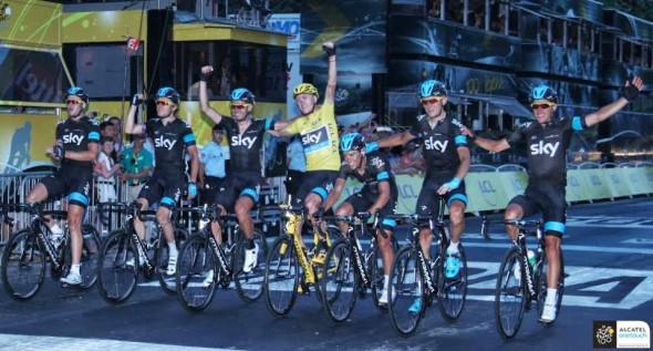 今年的 Sky Procycling 表現繼續強勁，成為主將的 Chris Froome 將自己的能力發揮至頂峰。