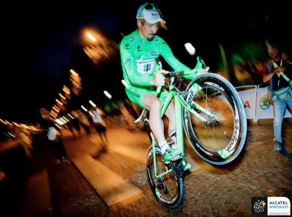 Sagan 有一定的的爬坡能力，今年的綠衫是他應得。