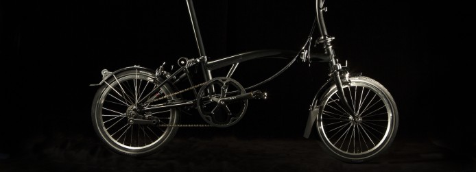 Black Brompton Bikes