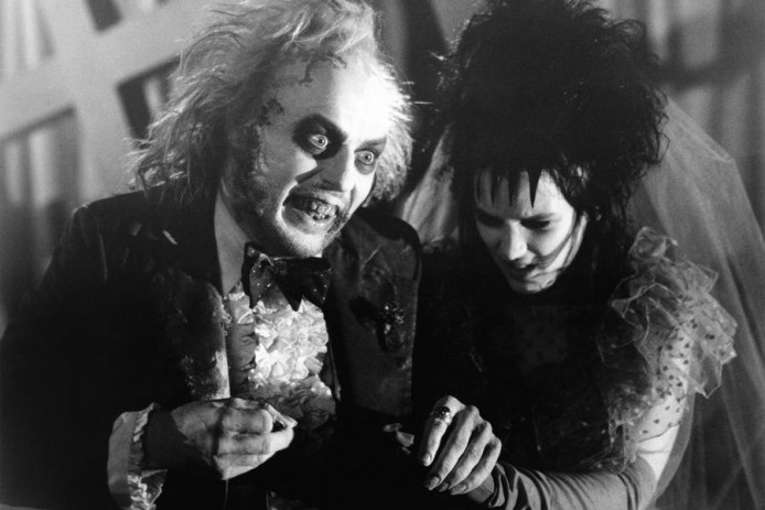 BEETLEJUICE, from left: Michael Keaton, Winona Ryder, 1988, © Warner Brothers/courtesy Everett Colle