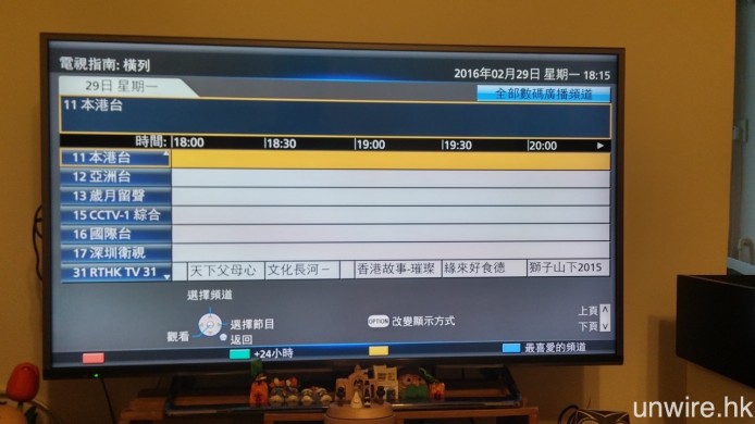 翻查電子節目表，亞視旗下所有數碼頻道已經空空如也。