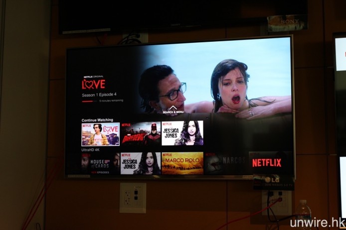 與及 LG 的 webOS 3.0 4K UHD TV，均已率先取獲《Netflix Recommended TV》認證。