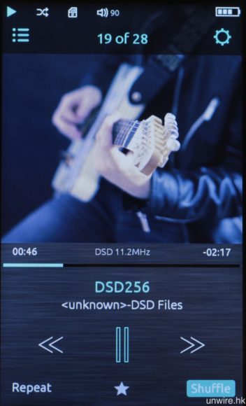 支援 11.2MHz DSD 檔案軟解。