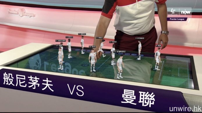 事前力谷的互動擴增實景 3D 戰術板,絕對是雷聲大雨點小,操作靈敏度一般之餘,那些 3D AR 動態球員又阻擋著觀眾了解相關戰術分析。