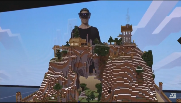 HoloLens 版 Minecraft 實玩 Demo 展現出 VR 新世界