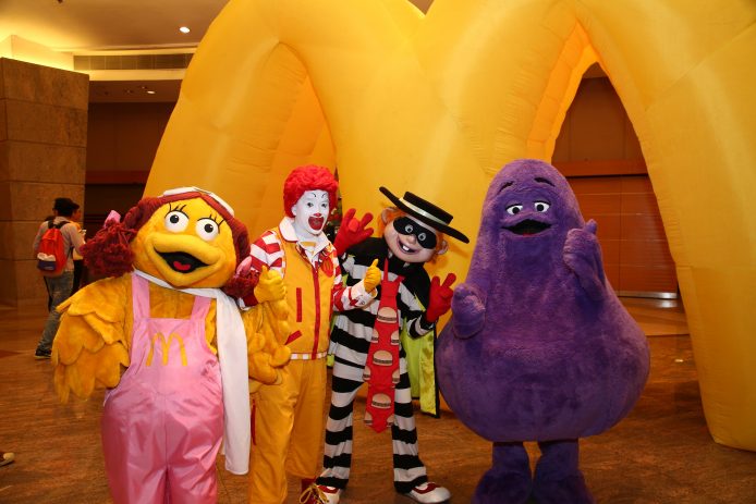 Ronald McDonald's and friends