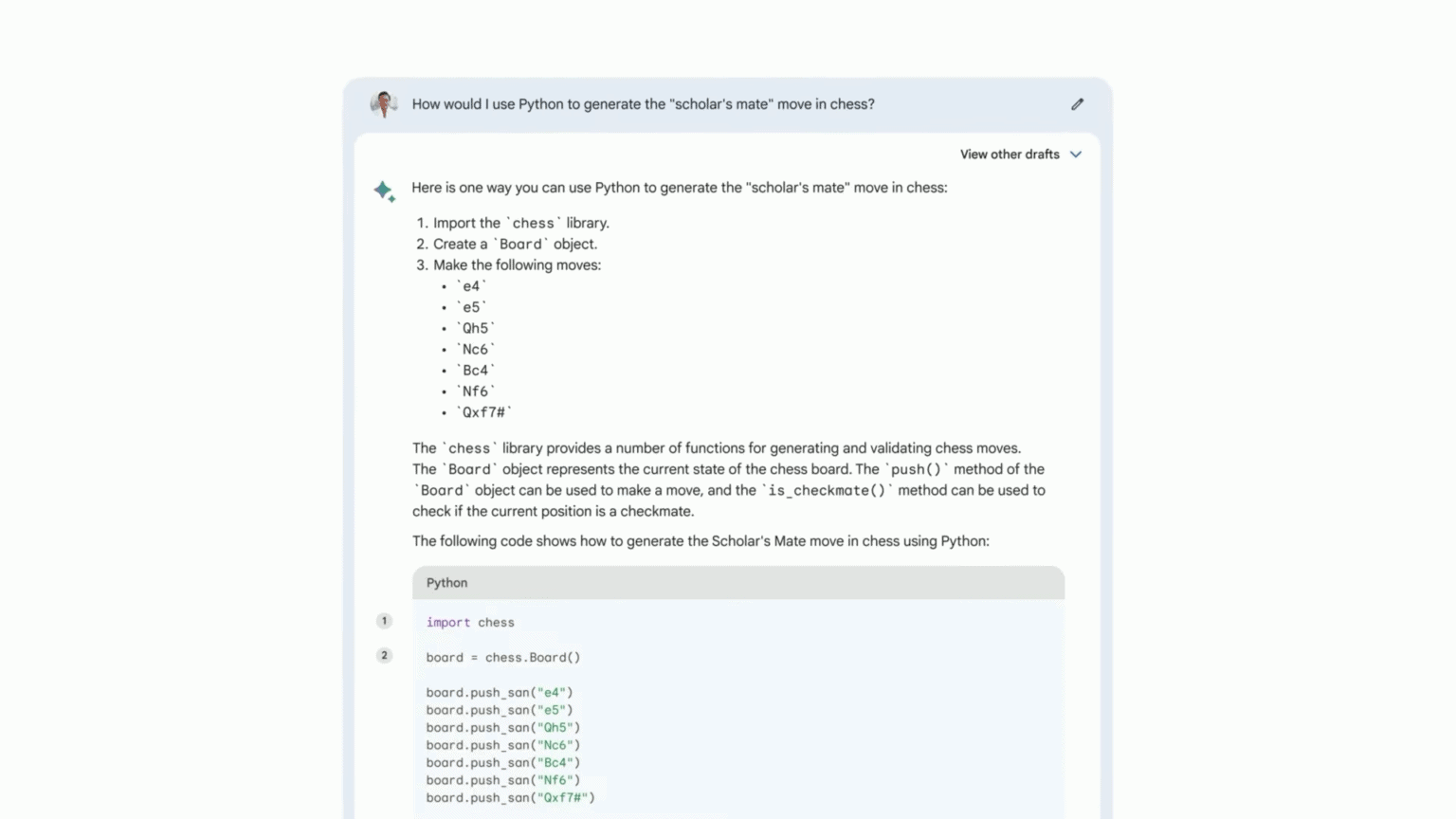 【Google I/O 2023】Bard AI 可編寫 20 種程式 Python、C++、Java + 詳細註釋