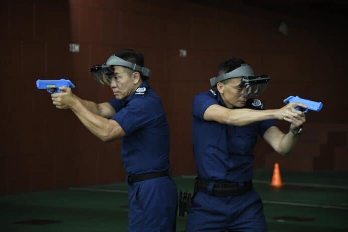 警隊「混合實境」技術